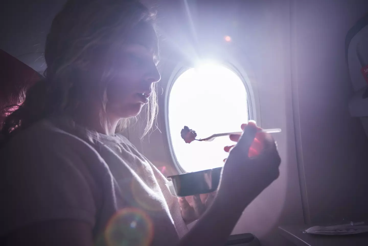 Enjoying a snack on a plane in fine, but many felt this was too far (Isbjorn/Getty Images)