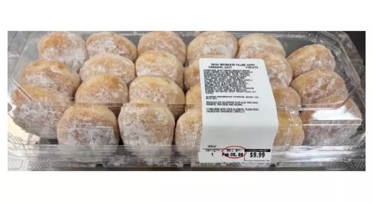 The $9.99 bakery good was accidentally filled with chocolate hazelnut instead of caramel (Costco)