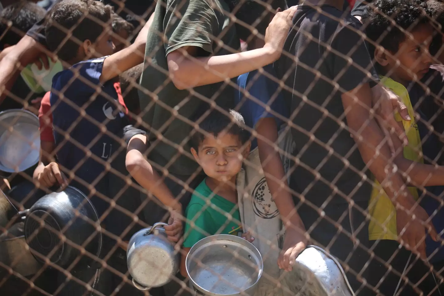 Child malnutrition rates in Gaza have reportedly spiked since Israel began its military blockade in March 2025 (Anadolu / Contributor)