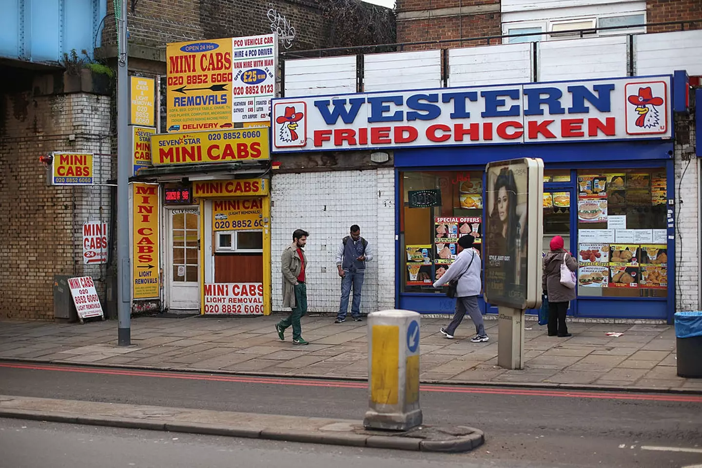 Chicken shops make up the very fabric of London and several other metropolitan UK cities (Oli Scarff / Staff / Getty Images)