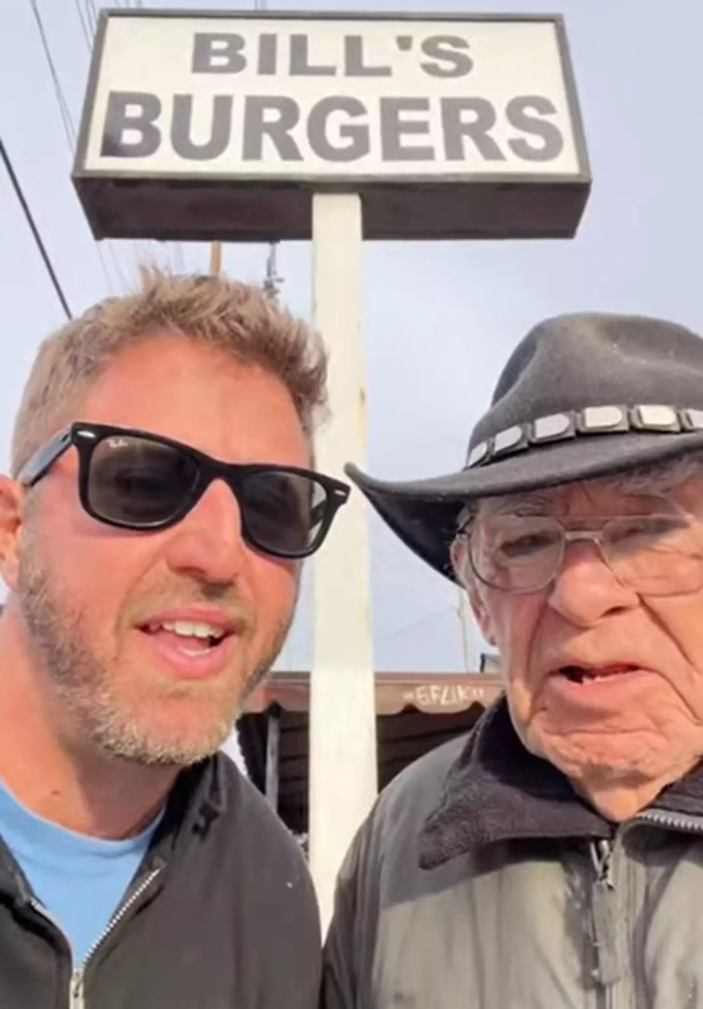 Elwell (right) appearing on a YouTube show in 2023 (L.A. in a Minute/YouTube)