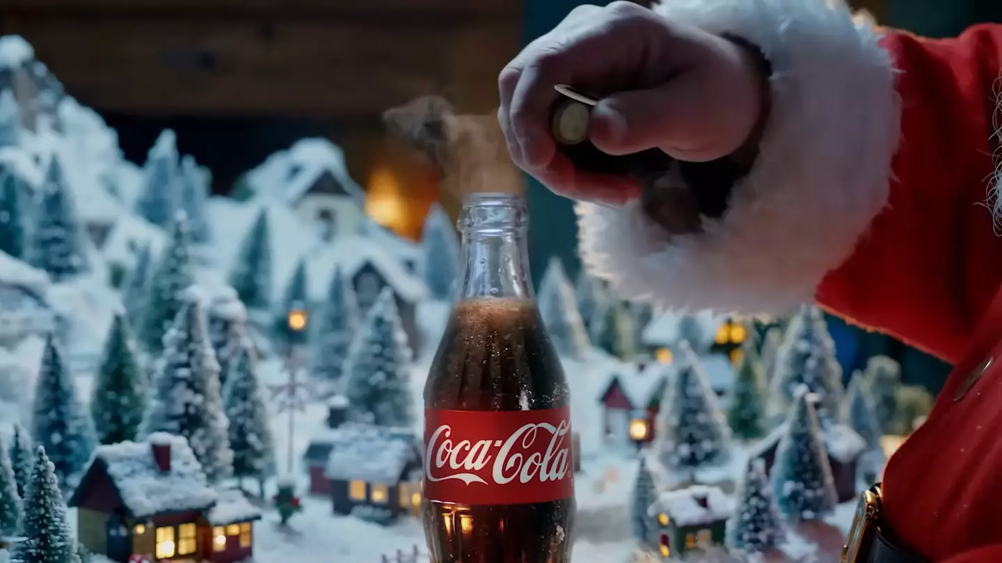 Viewers criticise the festive ad as lacking warmth and human touch (Coca-Cola)