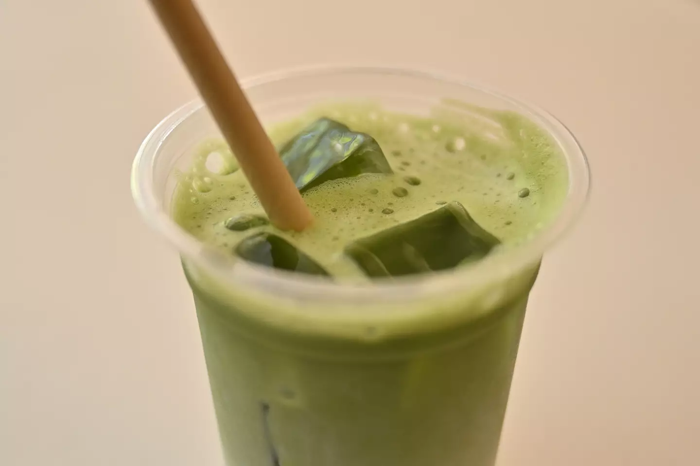 Matcha's been given an autumnal twist with some added PSL (MARTIN LELIEVRE/AFP via Getty Images)