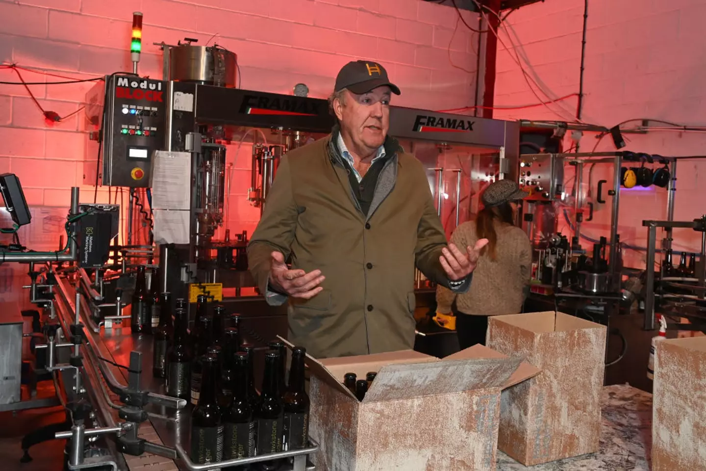 Clarkson has his own range of beer, including Hawkstone Lager (Dave Benett via Getty Images)