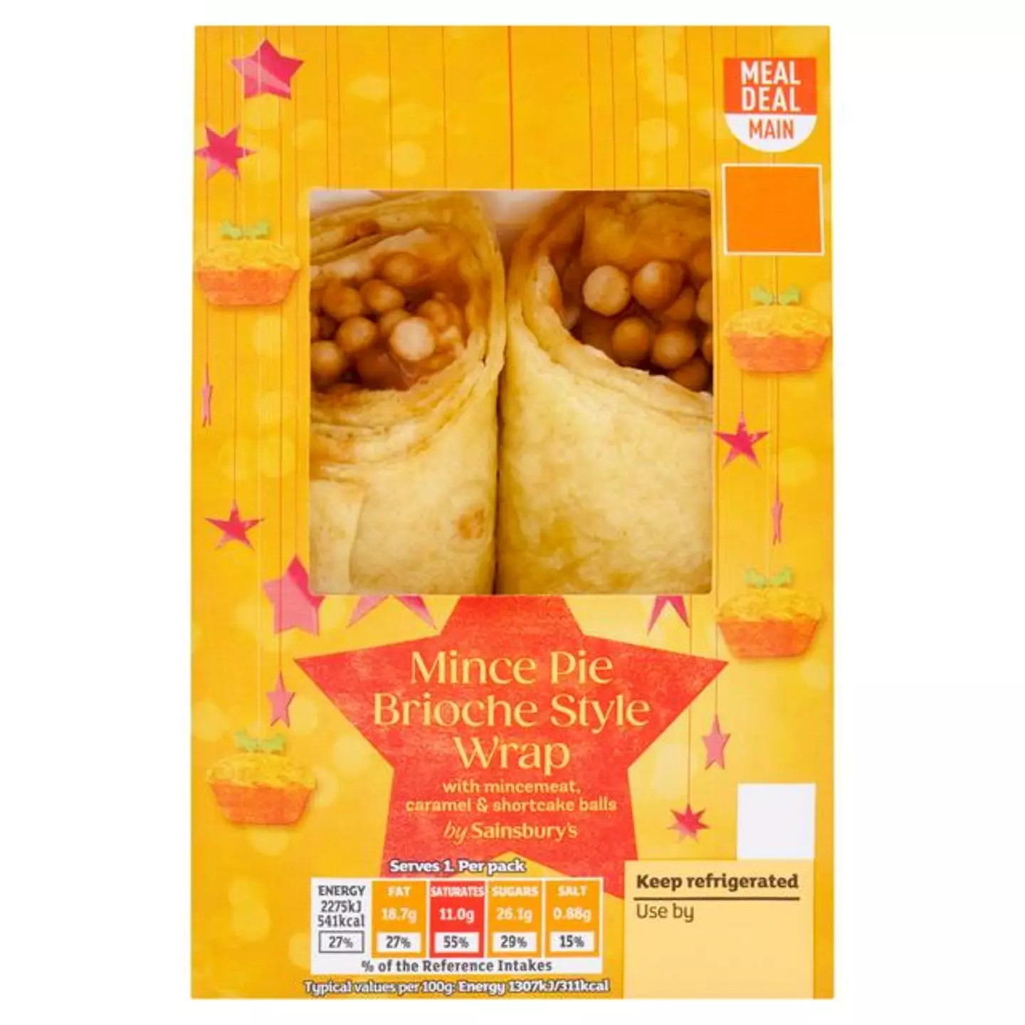 The Sainsbury's mince pie wrap has seriously divided the internet (Sainsbury's)