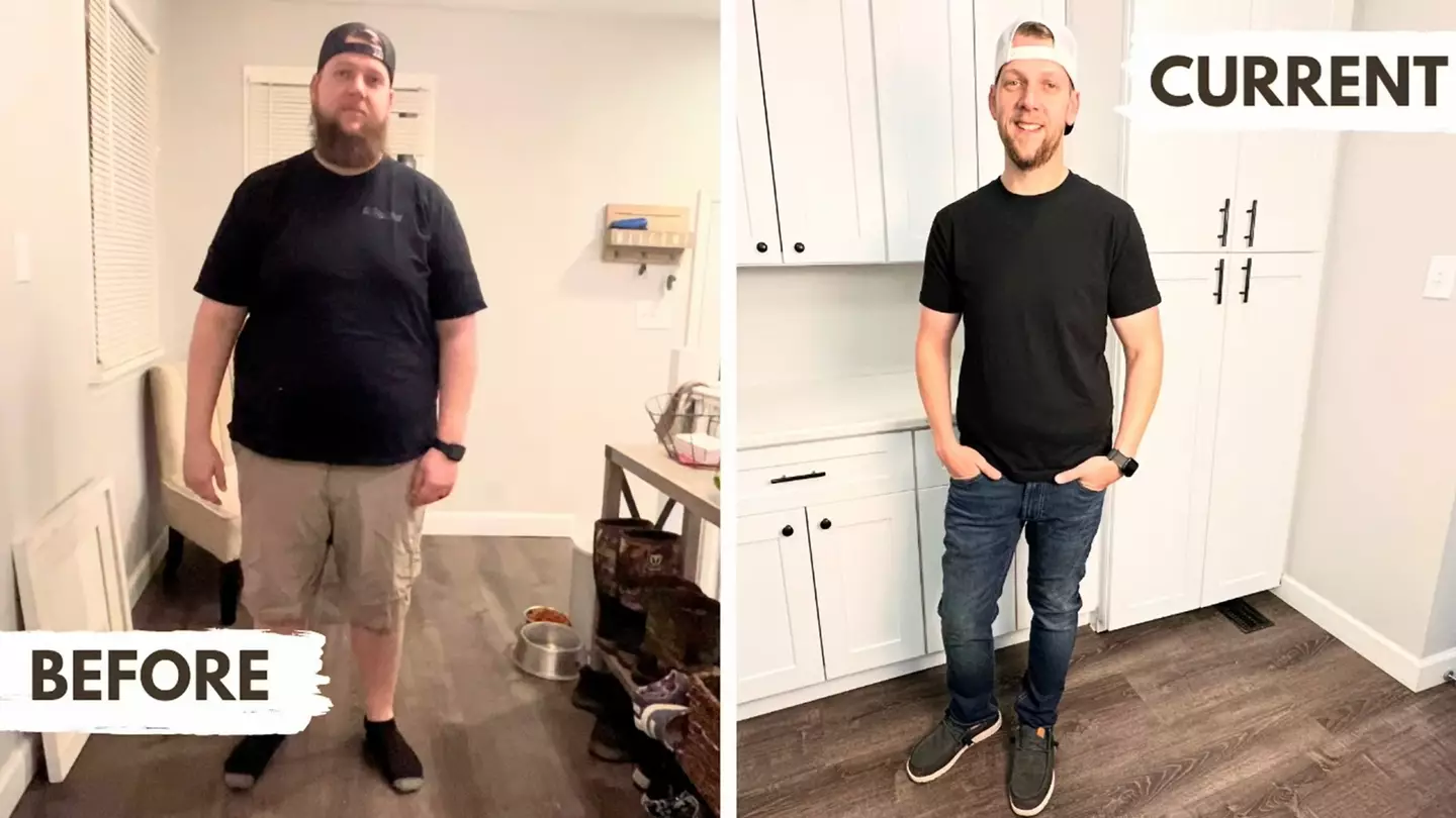 The man reveals the results of his meat and eggs diet (@carnivorecouple via YouTube)