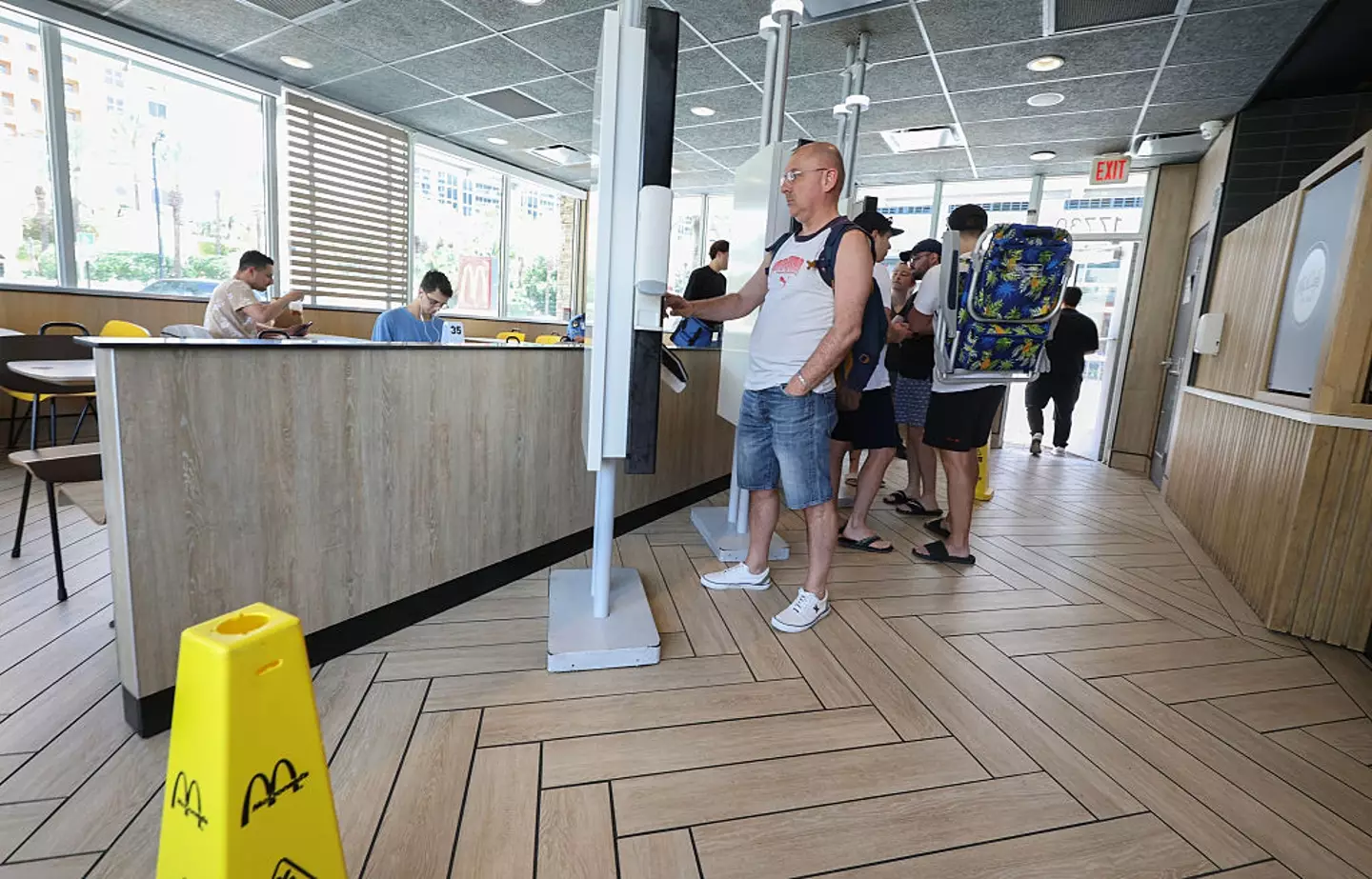 Same-store sales were down year-on-year in multiple markets, but particularly in the US (Joe Raedle / Staff/Getty Images)