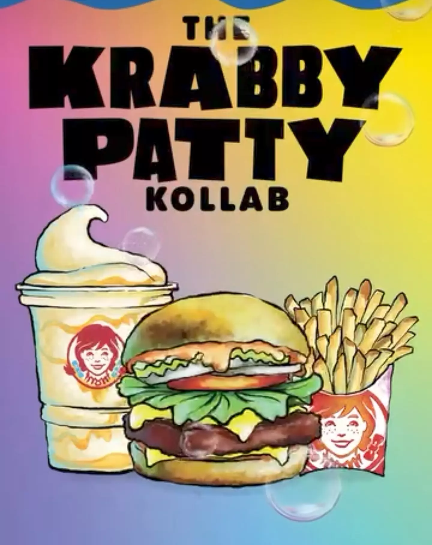 TikTok users claim the colourful BK drop puts Wendy’s past attempt to shame (wendysuk/Instagram)