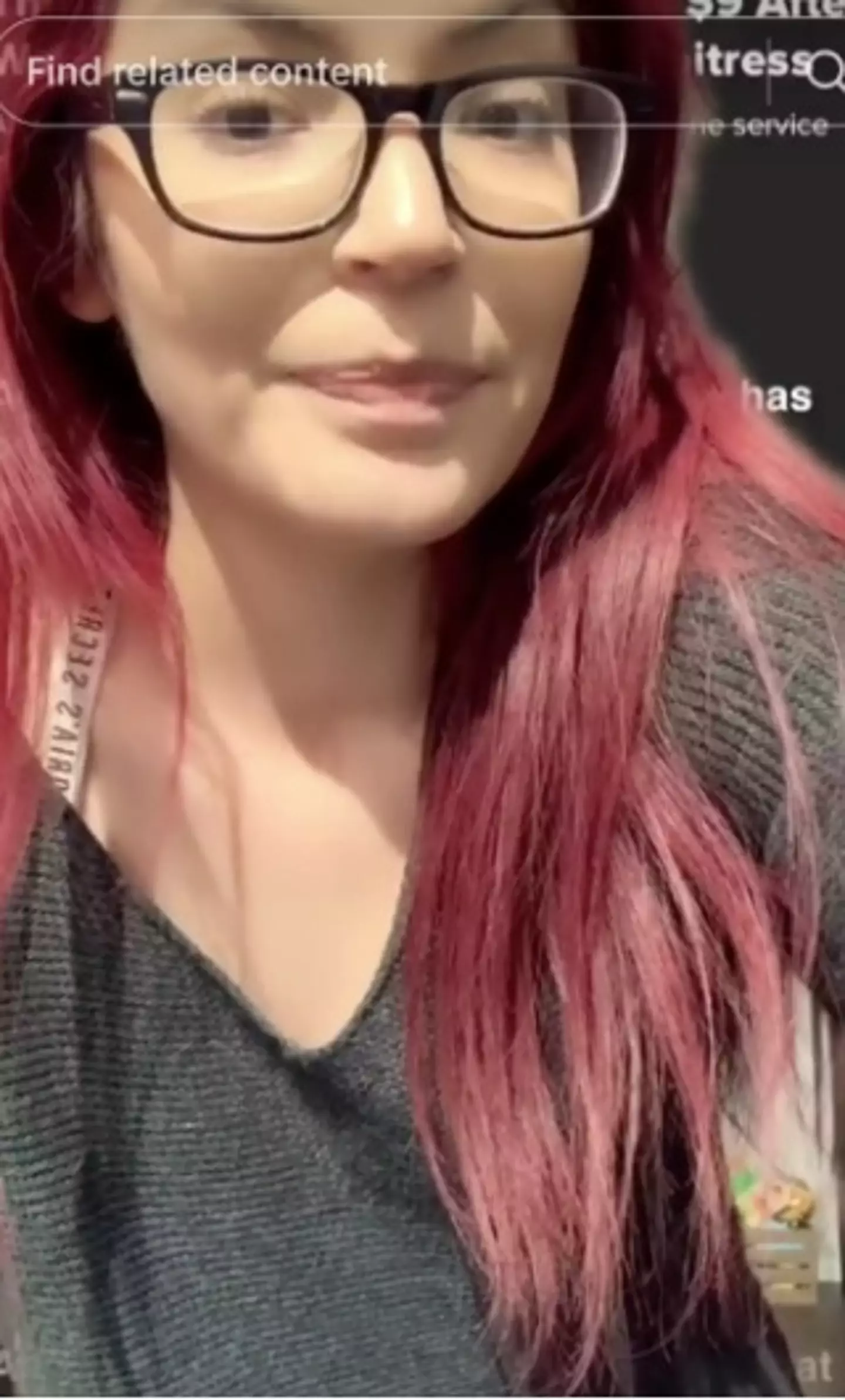 Aaliyah Cortez spoke out about the importance of tipping on TikTok. (TikTok/@f.aa.ded)