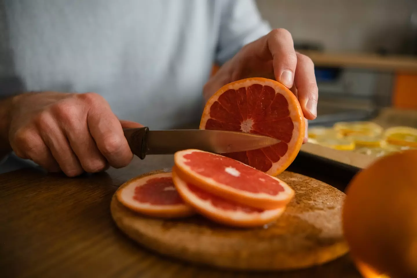 Grapefruit can cause a reaction with certain medications (Ekaterina Vasileva-Bagler/ Getty Stock)
