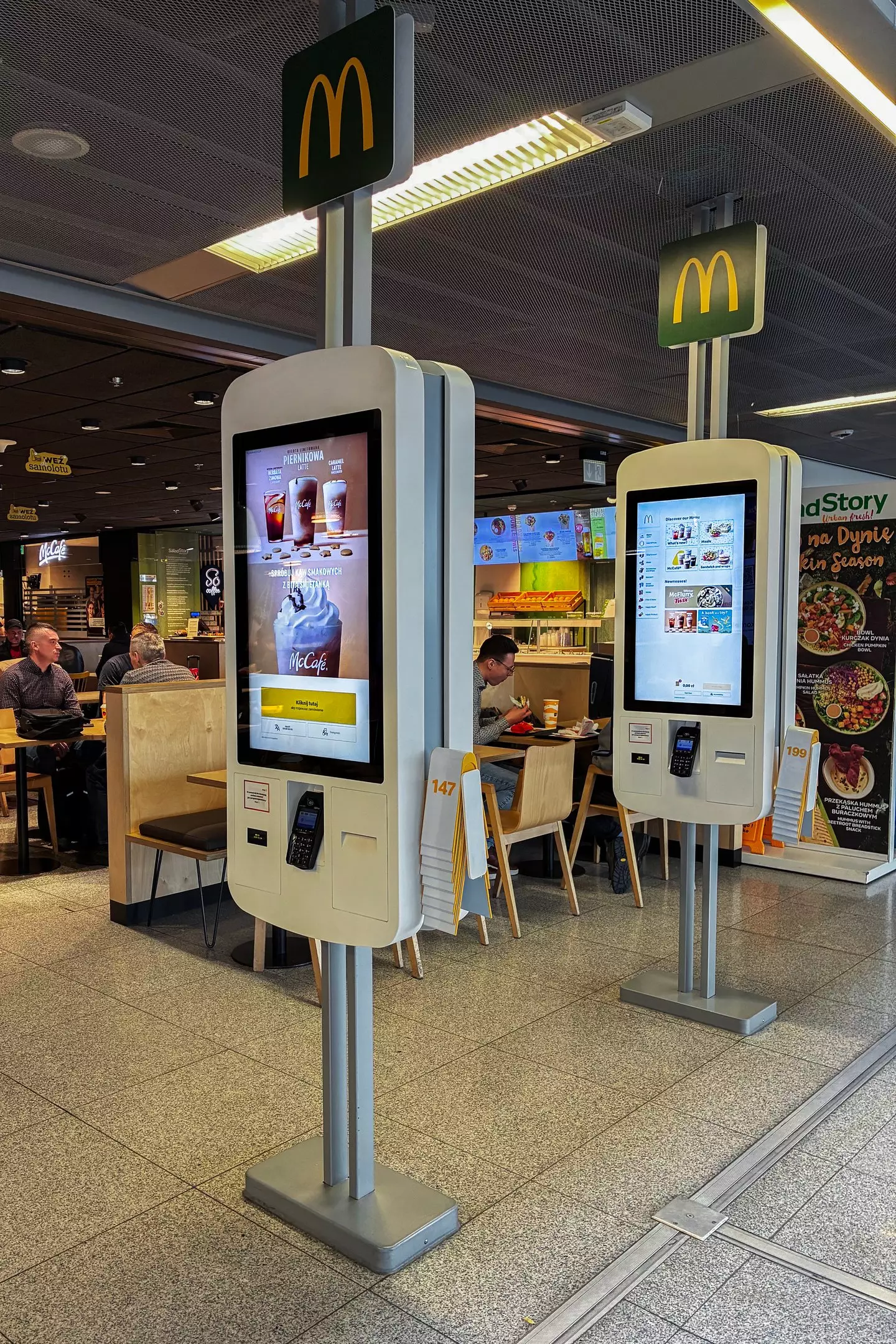 The self-service screens at McDonald's employ 'sneaky' psychology, according to a tech expert (mimemero/Getty Stock Image)