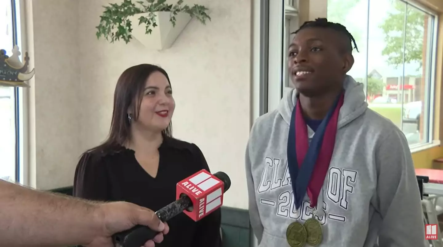 Mykale and Maria being interviewed by NBC (NBC/YouTube)