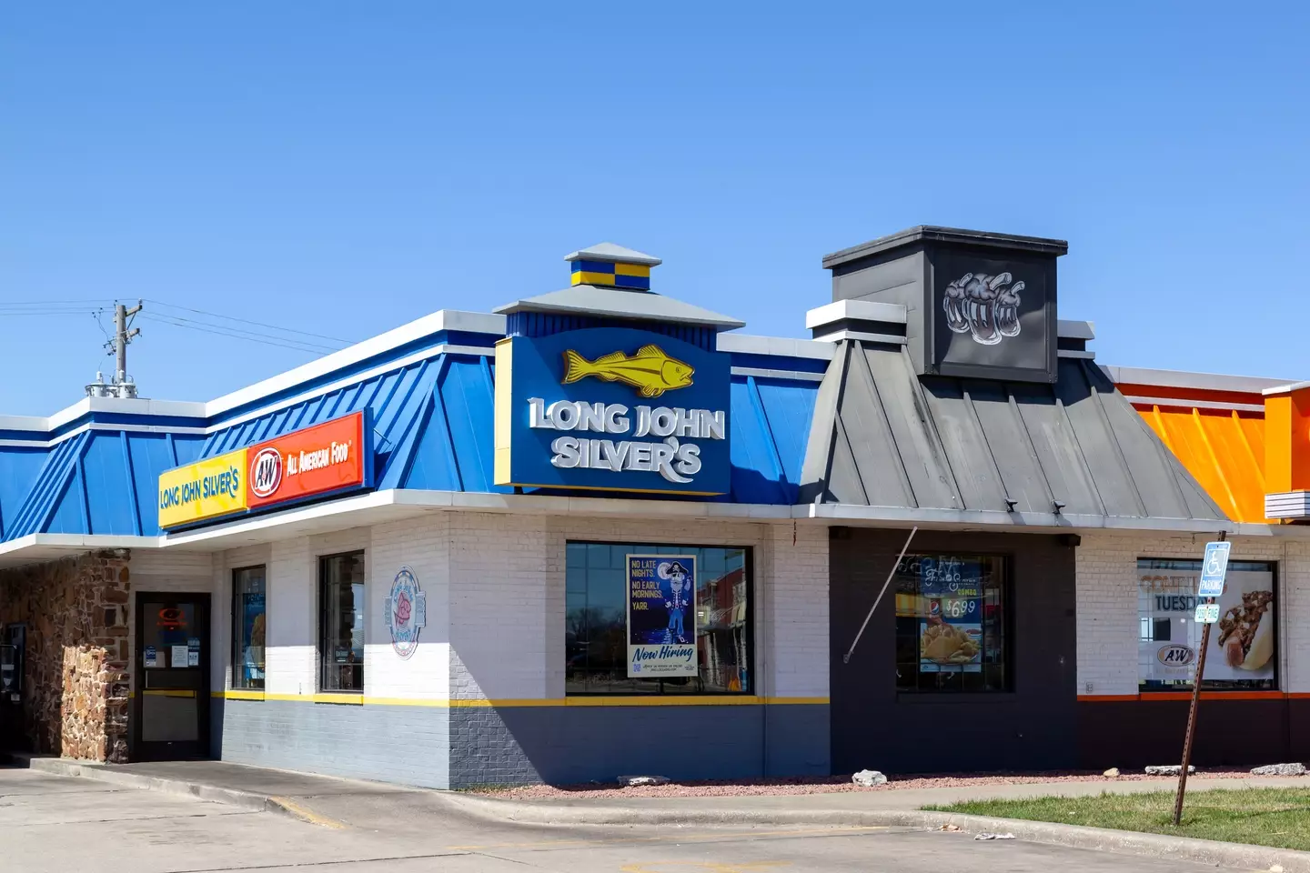 Long John Silver's has had a fish in its logo for over twenty years (Getty Images/JHVEPhoto)