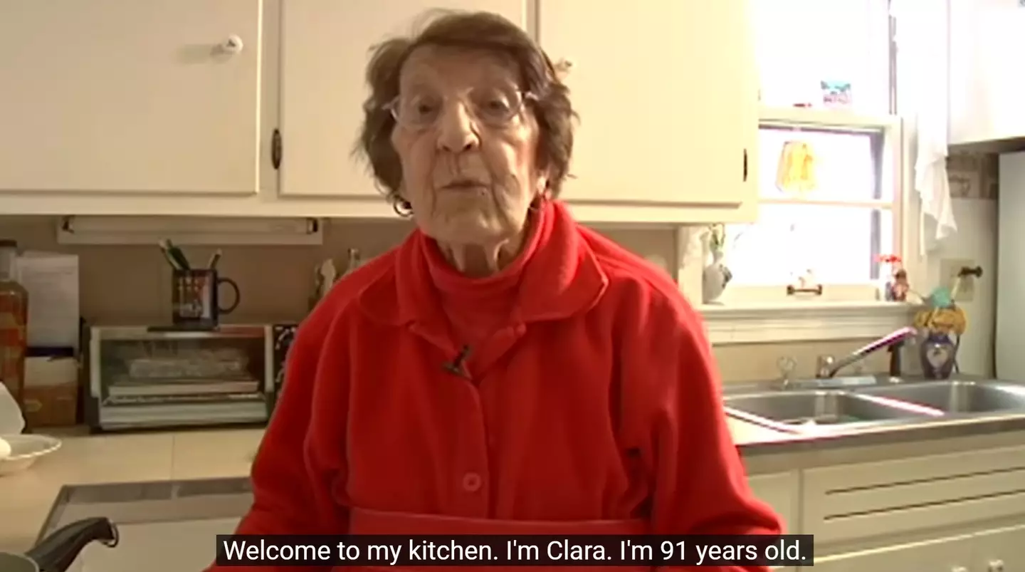 Clara began her YouTube career at 91 - @YouTubes_Original_Grandma via YouTube
