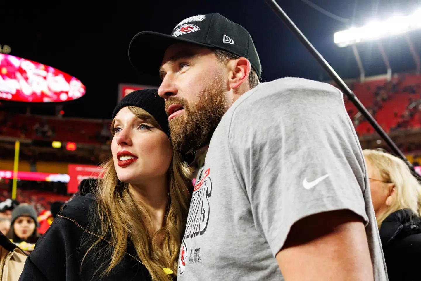 Swift's relationship with Travis Kelce has given her a prominent link with the NFL (Brooke Sutton / Contributor/Getty Images)