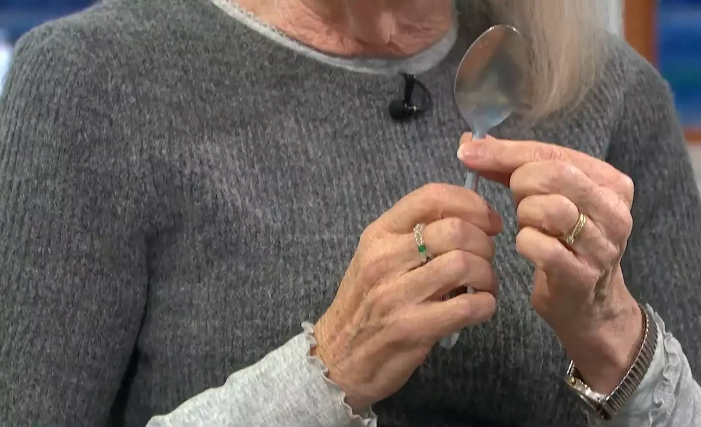 Barbie Reynolds' spoon that helped her survive her Taliban imprisonment (ITV)