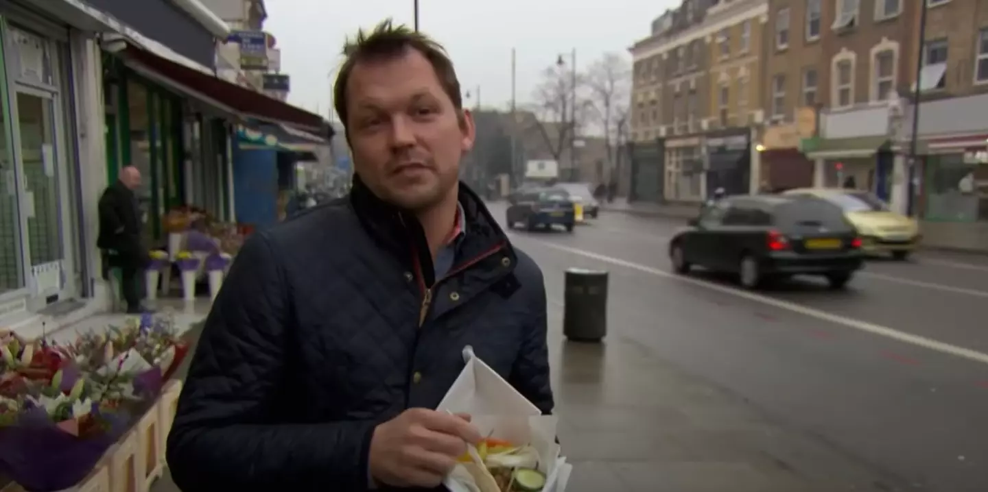 Jimmy Doherty on Channel 4's Food Unwrapped. Credit. YouTube Food Unwrapped Channel 4/All4