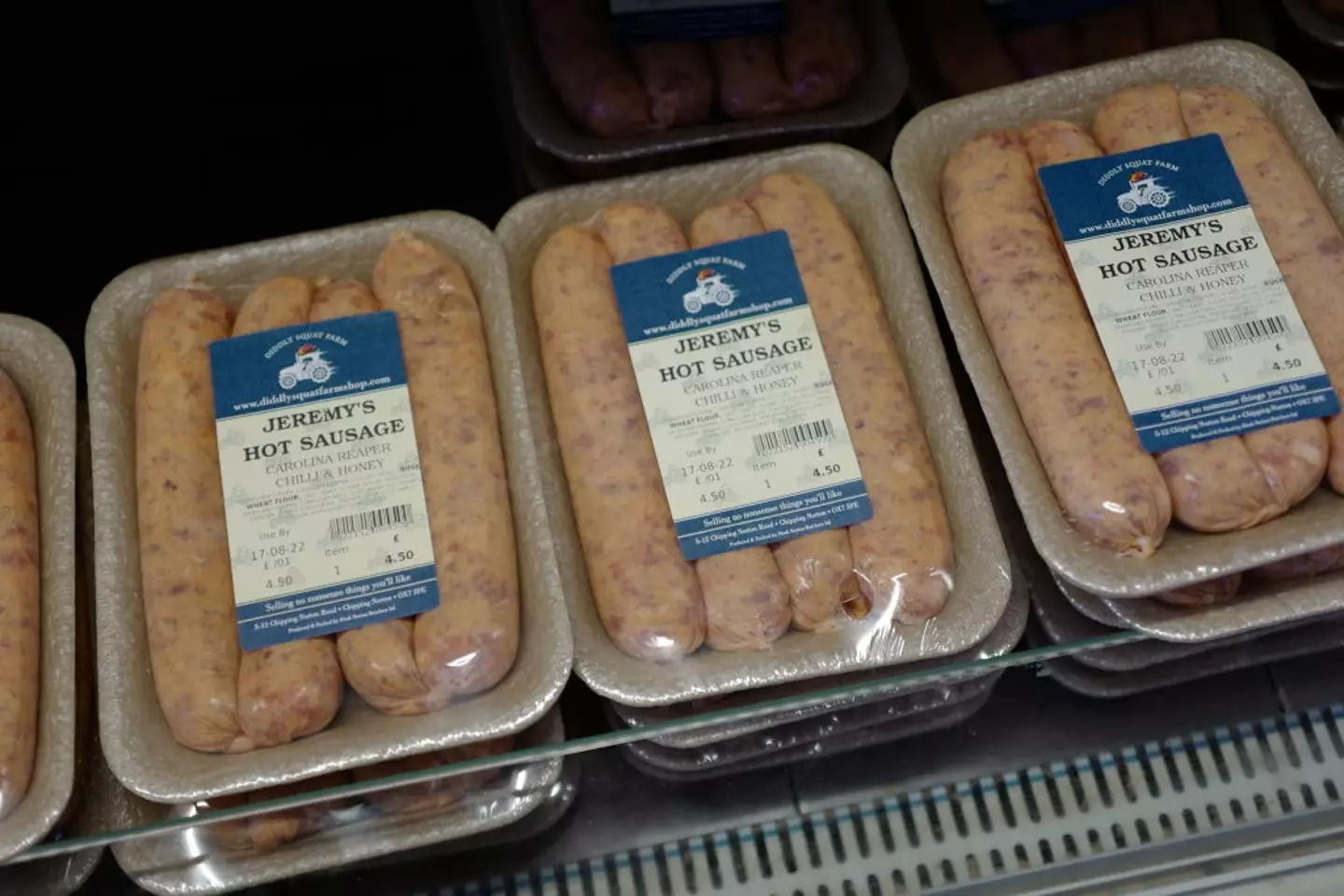 Some sausages at the shop - James D. Morgan via Getty Images