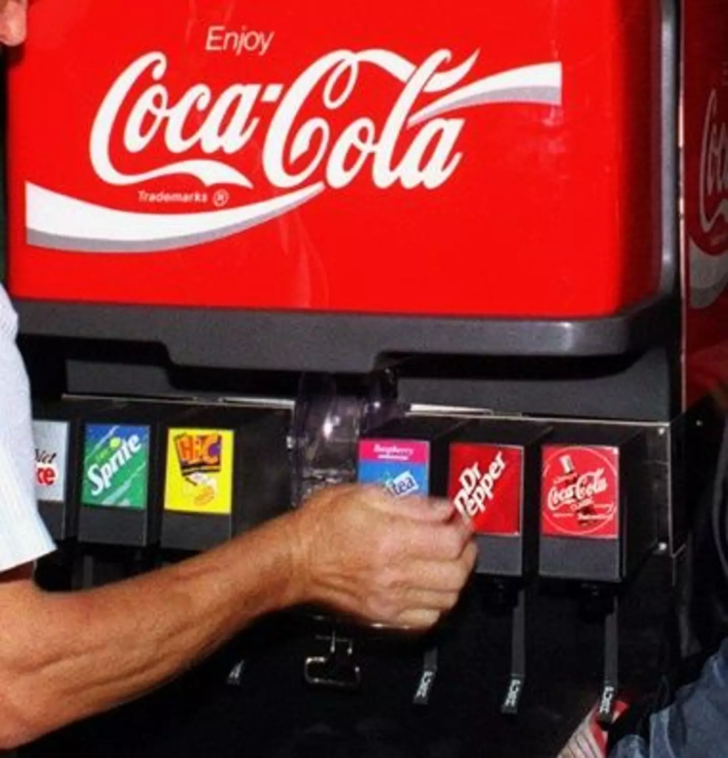 A typical Coca Cola fountain soda machine (Alex Garcia/Los Angeles Times via Getty Images)