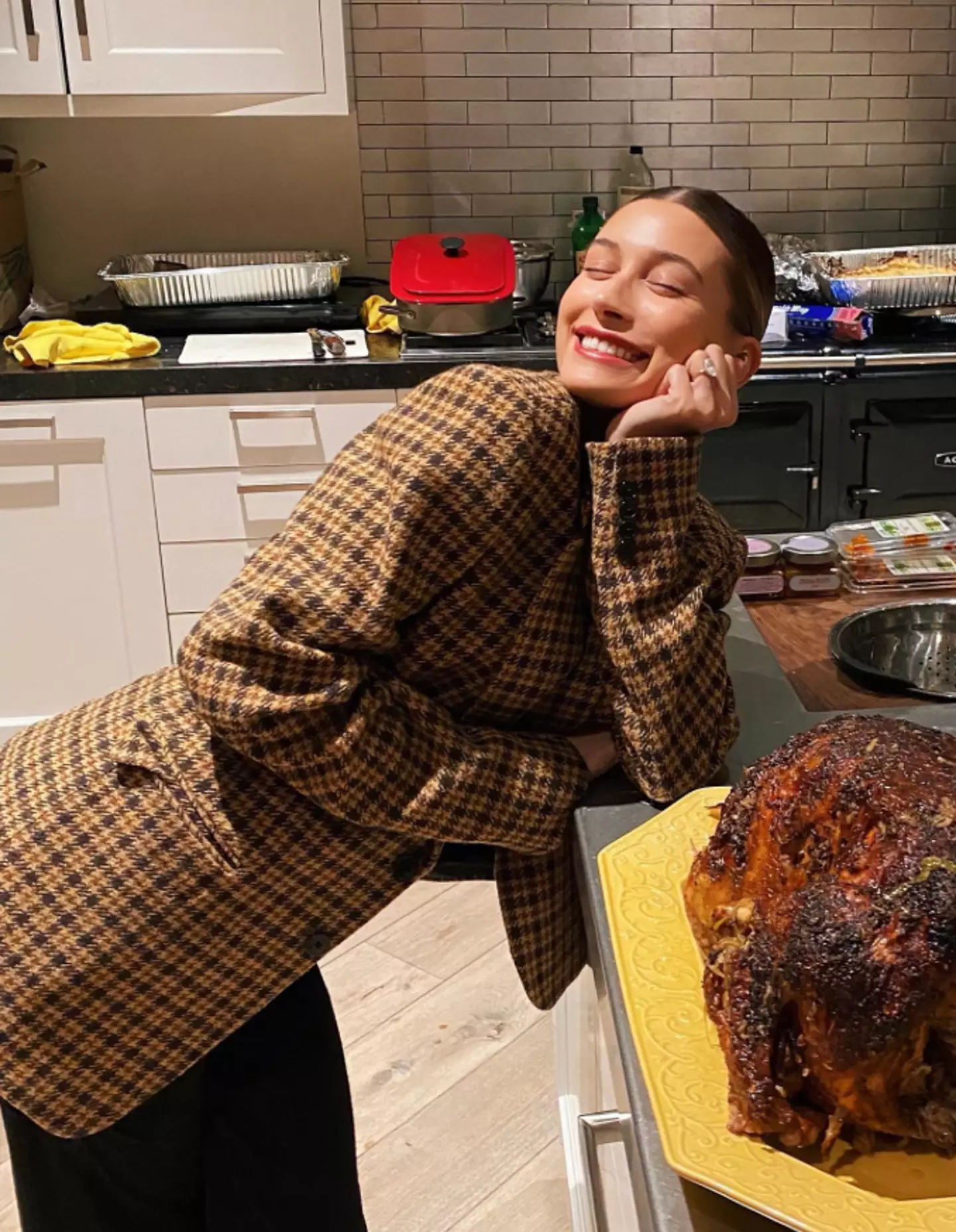 Hailey Bieber has shown glimpses into her kitchen over the years (Instagram/@haileybieber)
