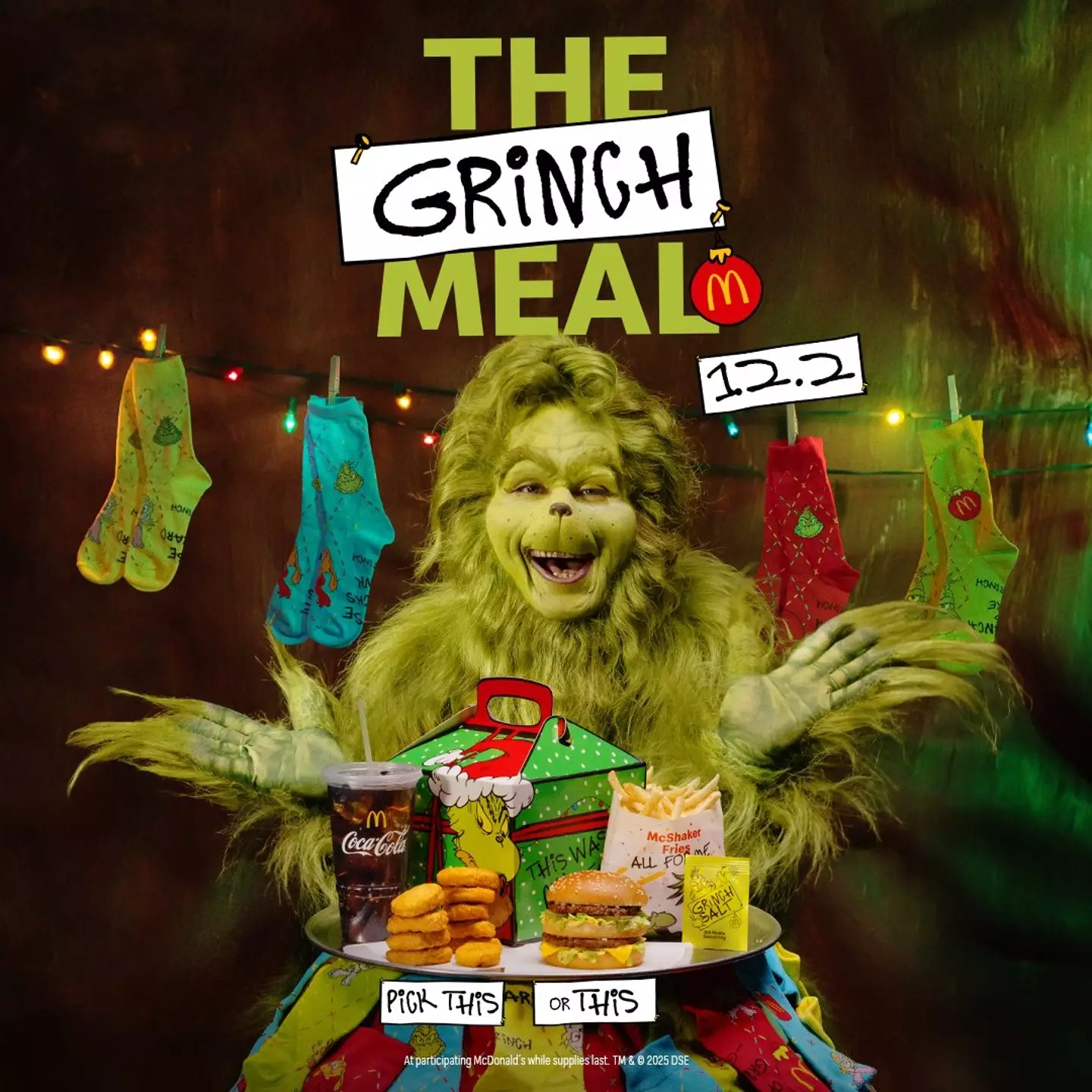 McDonald's has announced The Grinch Meal is launching in the United States for the first time ever (McDonald's)