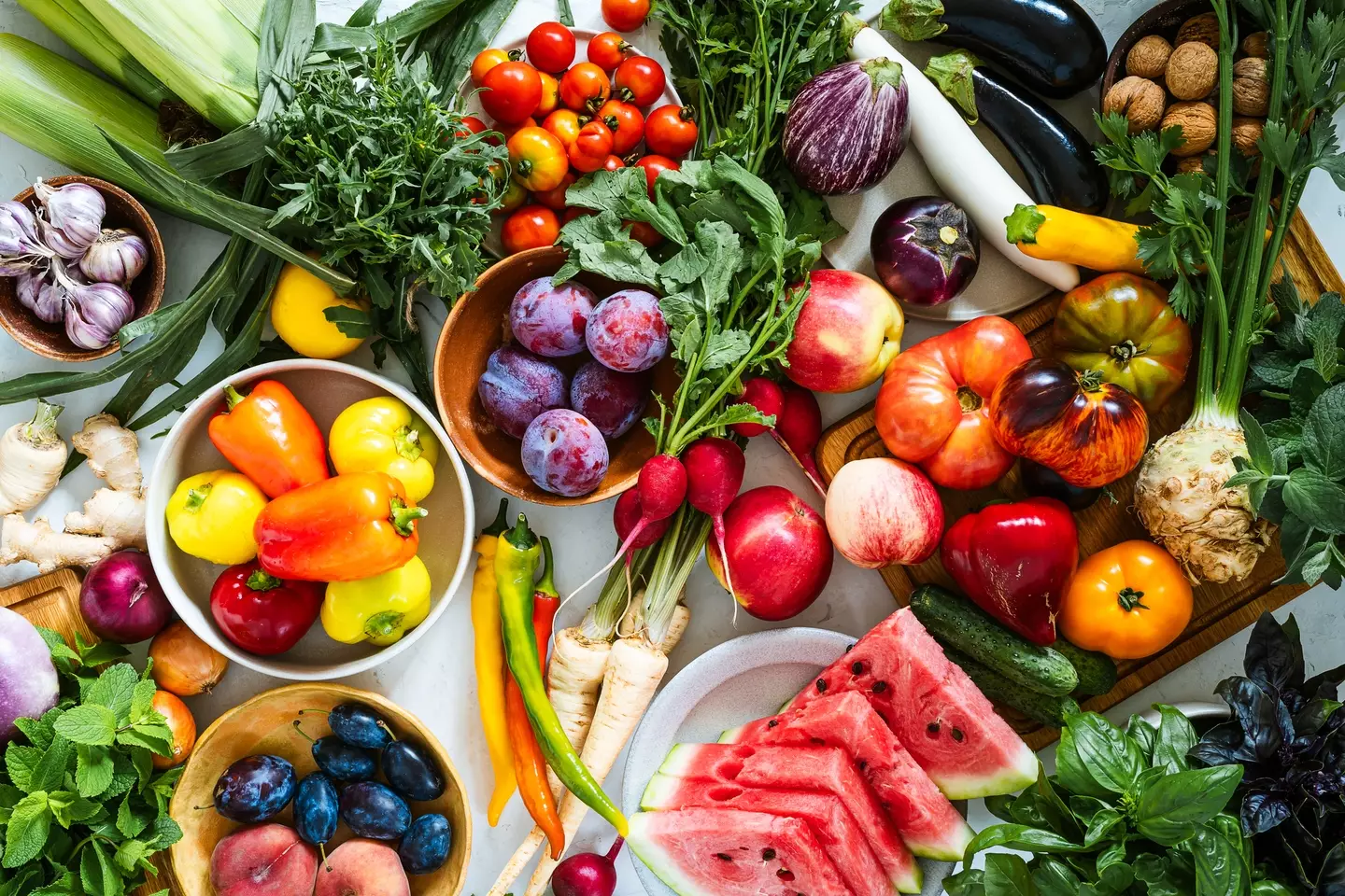A balanced diet can be hugely helpful for high blood pressure (Getty Images/istetiana)