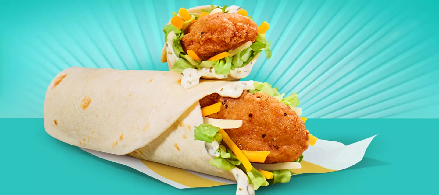Snack Wraps made a long-awaited return to US stores in July 2025 (McDonald's)