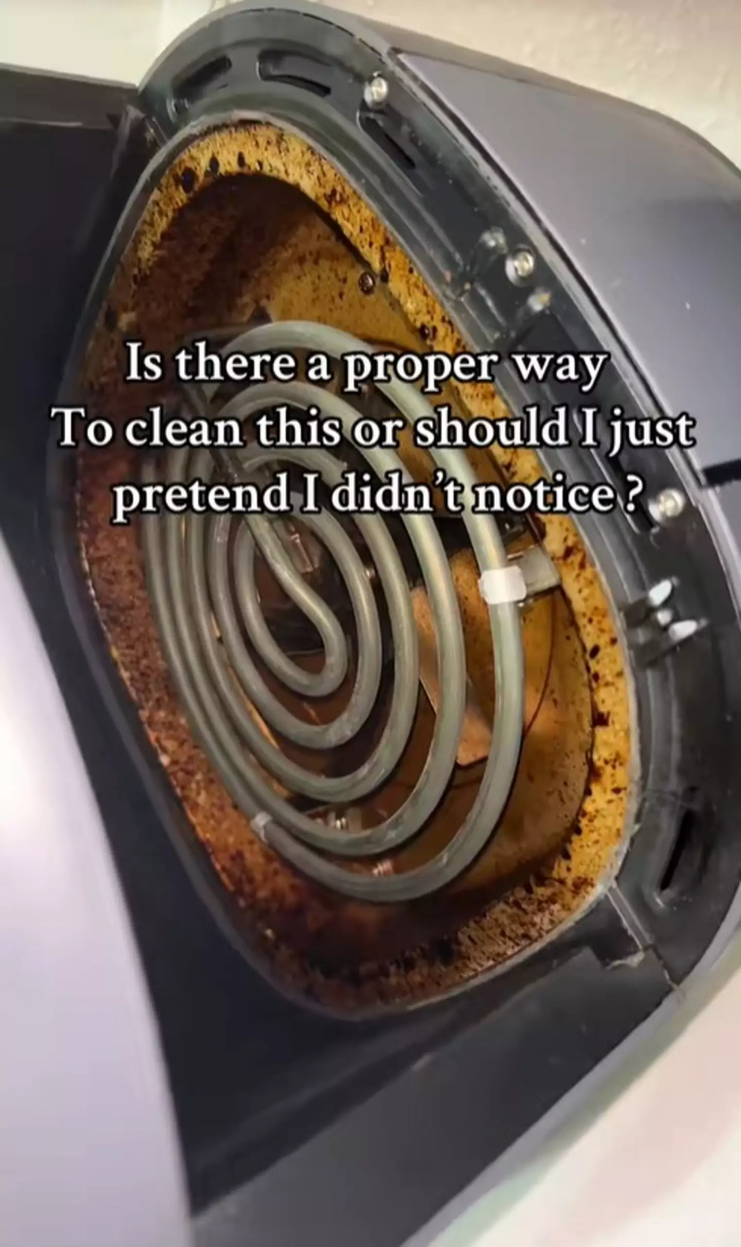 Do you know how to clean your air fryer? TikTok/@justcleanit