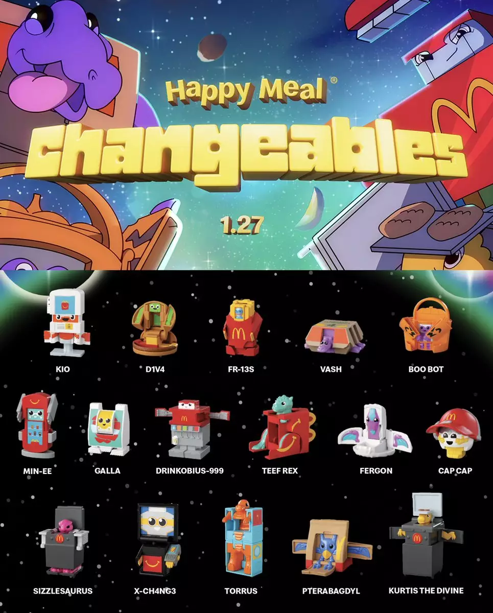 Changeables are returning to Happy Meals after almost 40 years (McDonald's)