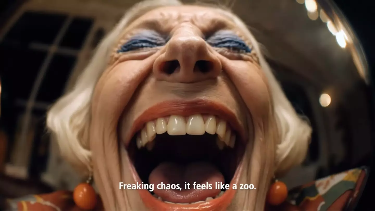 This latest advert continues the debate between corporations defending AI and social media users against it (TBWA/McDonald's)