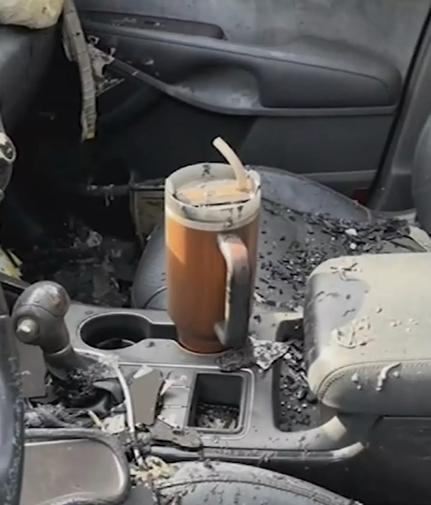 Danielle's inferno-surviving Stanley cup (ABC7)