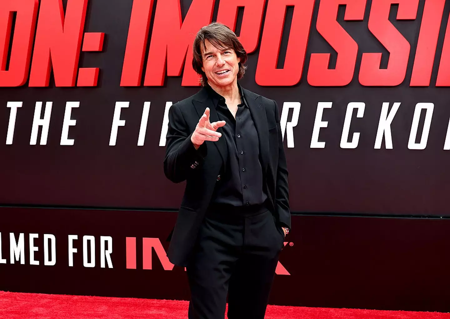 Cruise at a premiere for the latest Mission: Impossible film (Jamie McCarthy / Staff/Getty Images)