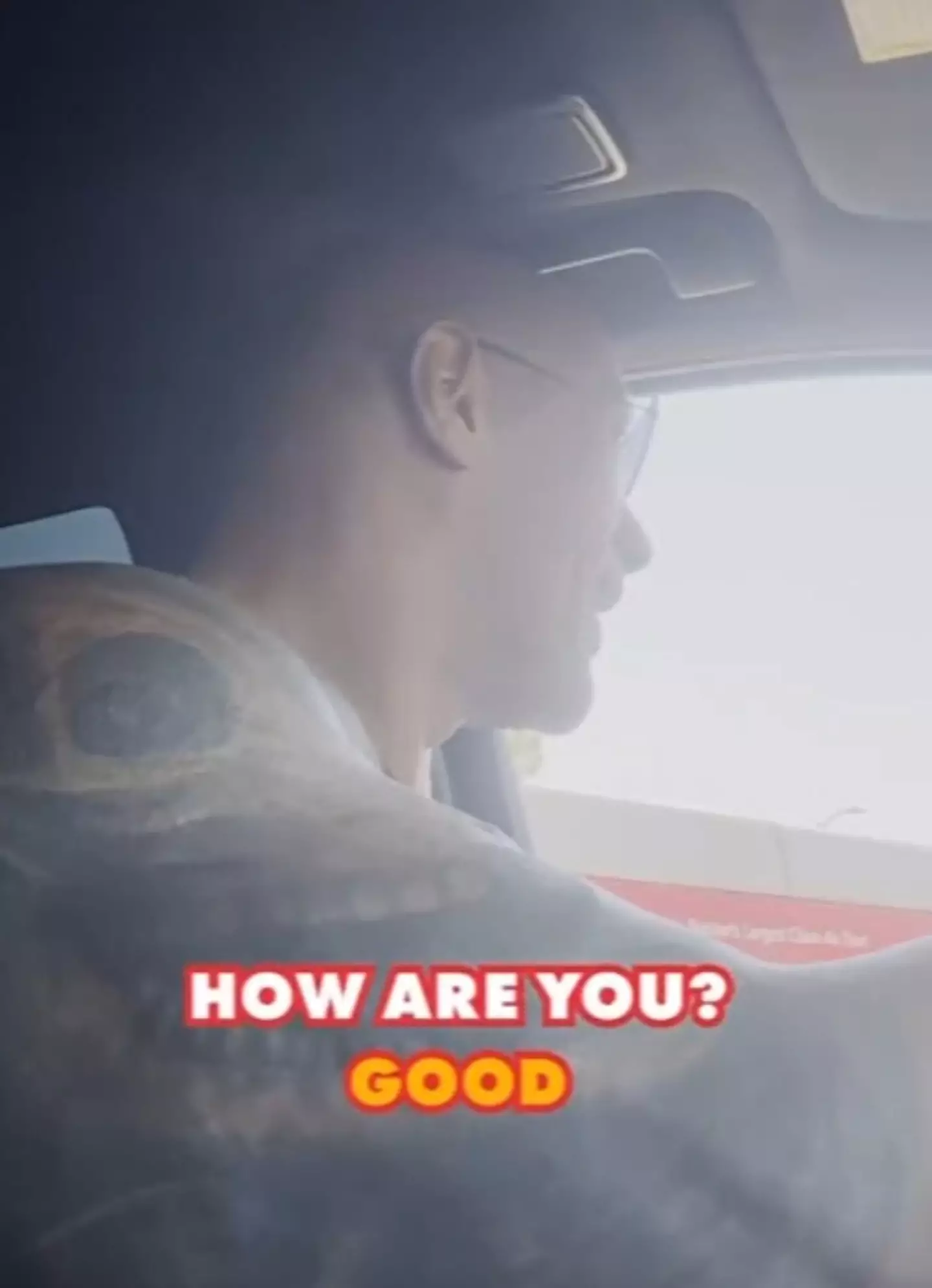 Johnson rocks up to an In-N-Out drive-thru (@therock/Instagram)