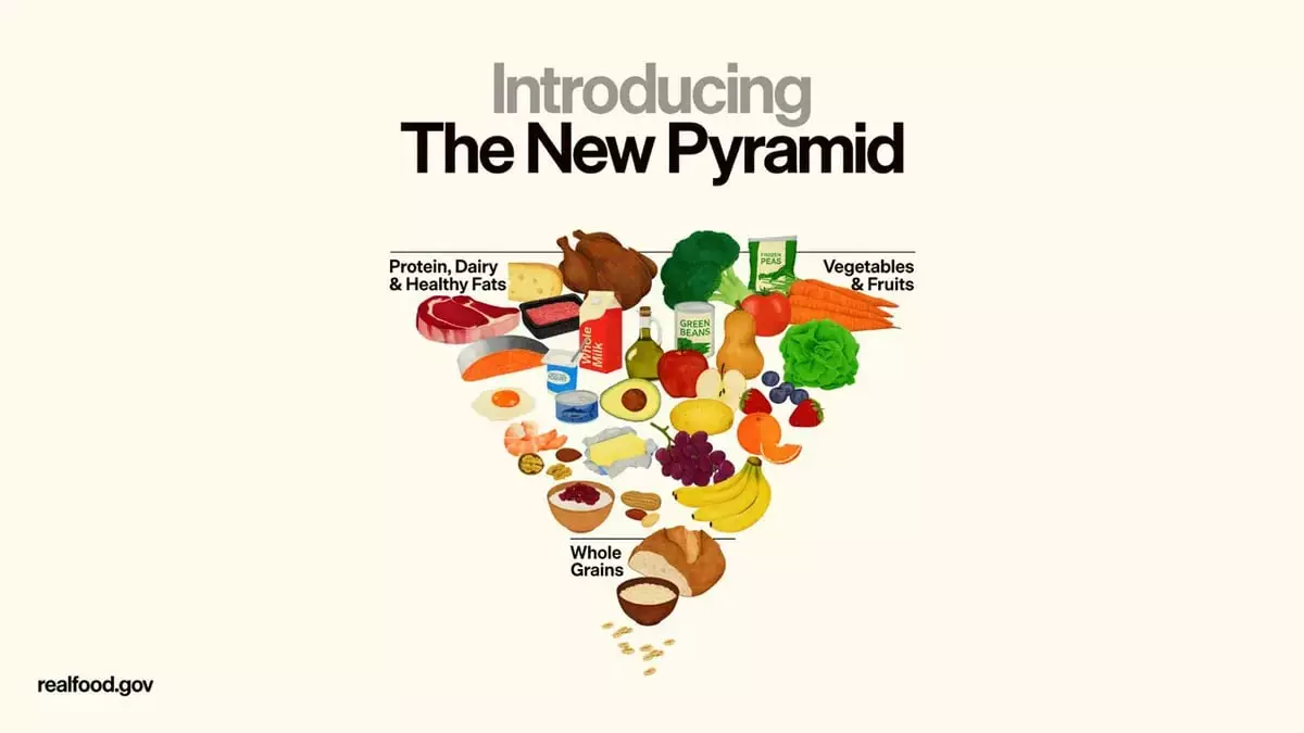 The new food pyramid has caused some controversy (USDA)