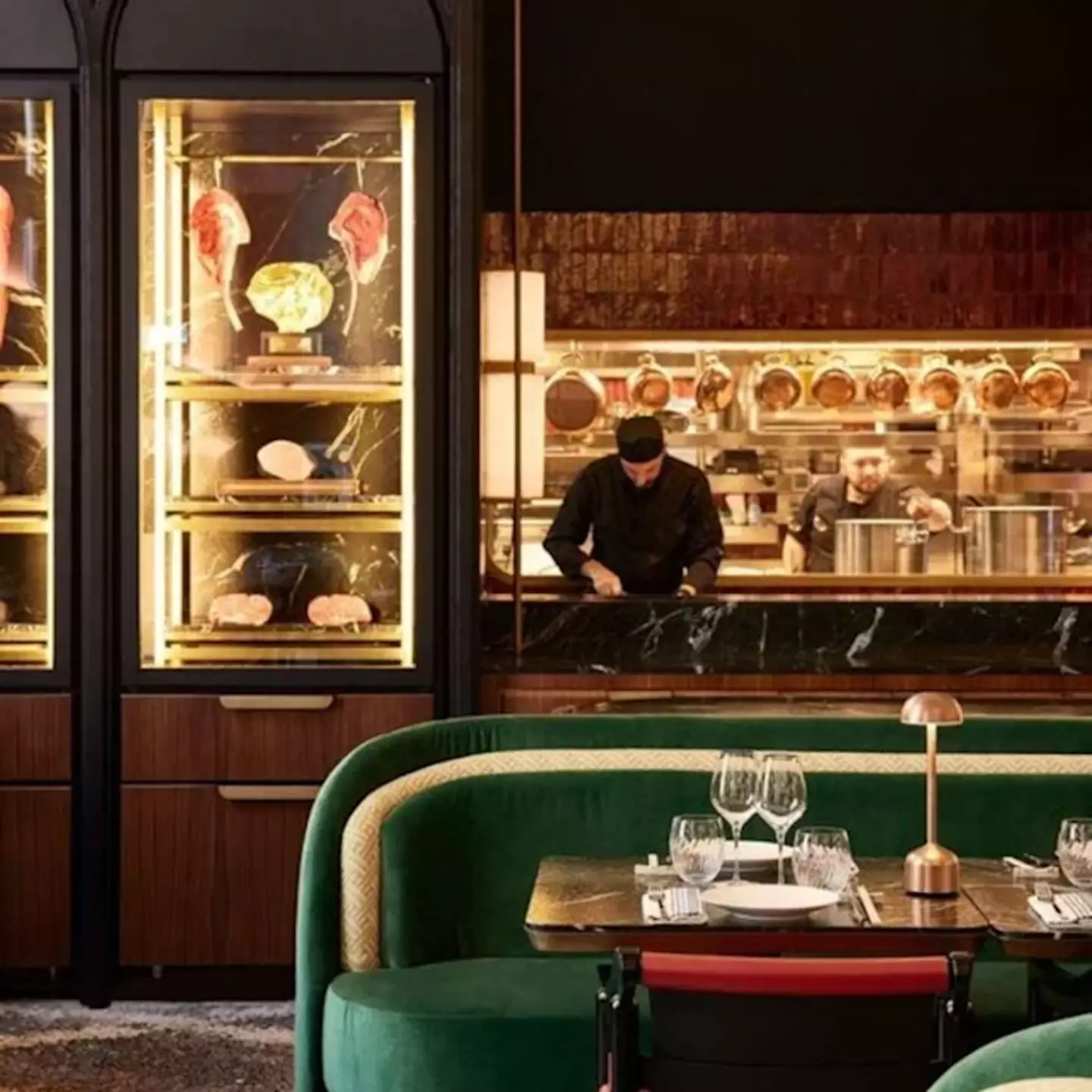 The steakhouse stretches over two floors (1587 Prime)