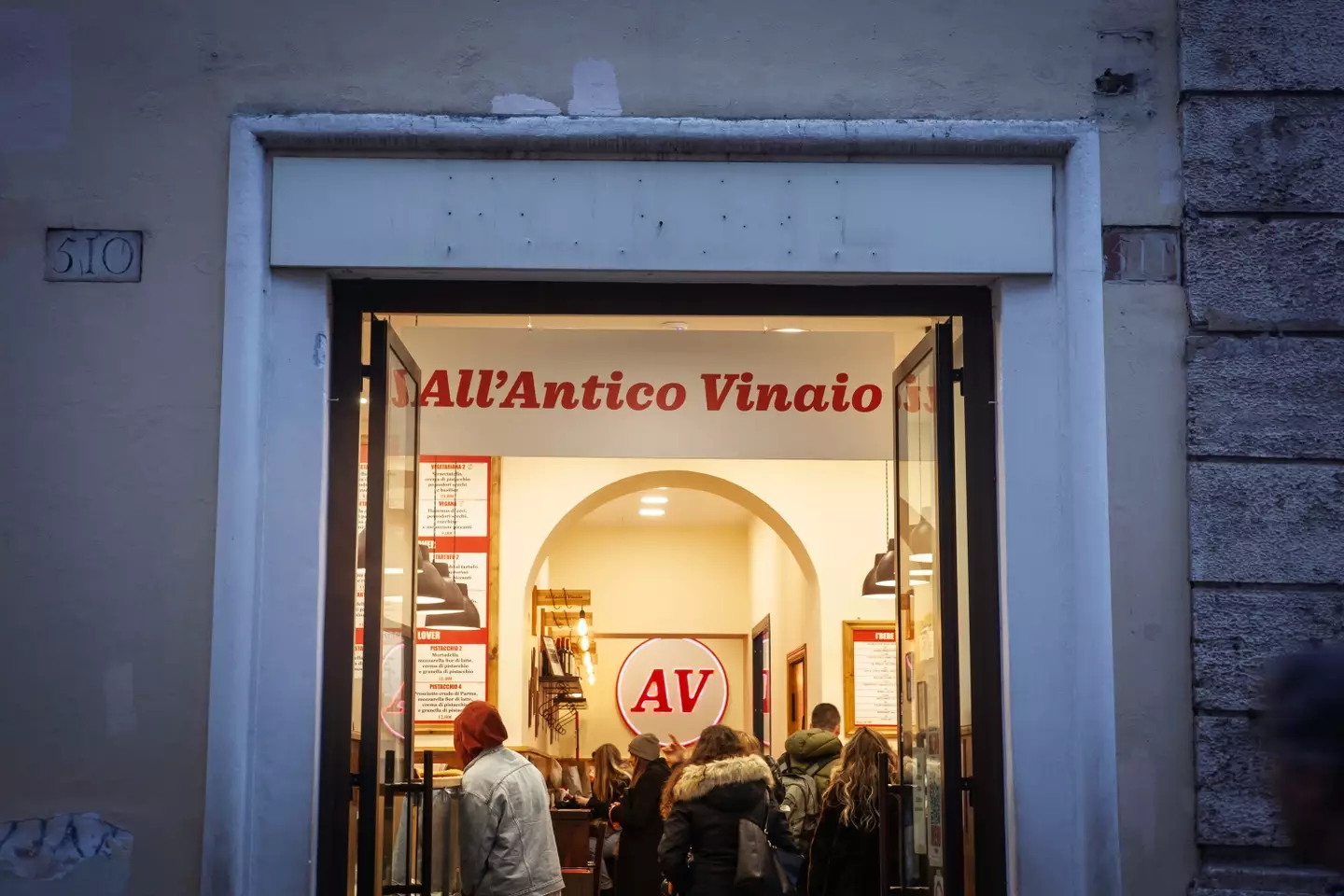 All'Antico Vinaio sandwich shop entrance in Rome, Italy (BalkansCat / Getty Images)