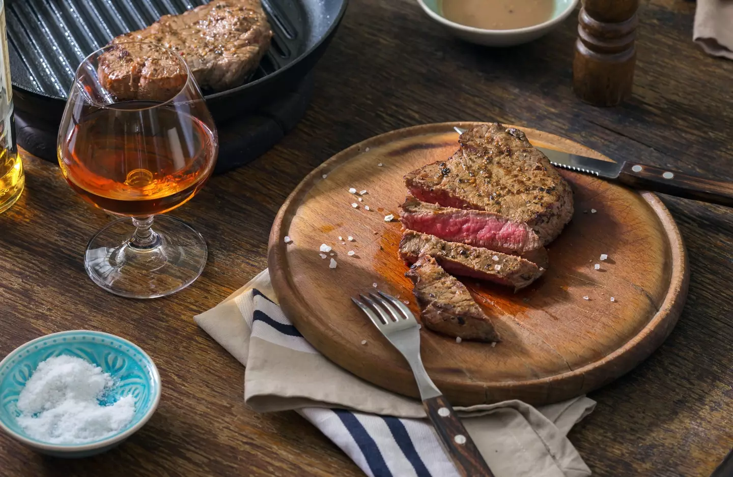 Steak and whiskey feature in McIntyre's diet (KucherAV/Getty)