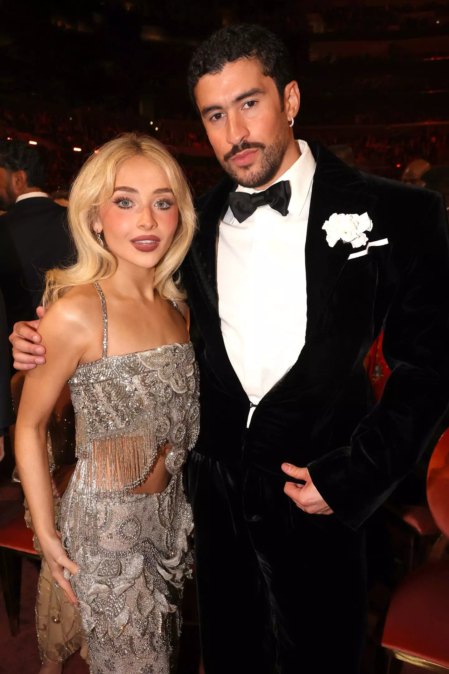 Sabrina Carpenter and Bad Bunny attended the event (Johnny Nunez/Getty Images for The Recording Academy)