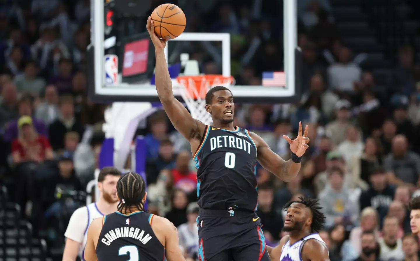 Jalen Duren previously swapped out his gummy obsession for fruit (Chris Gardner/Getty Images)