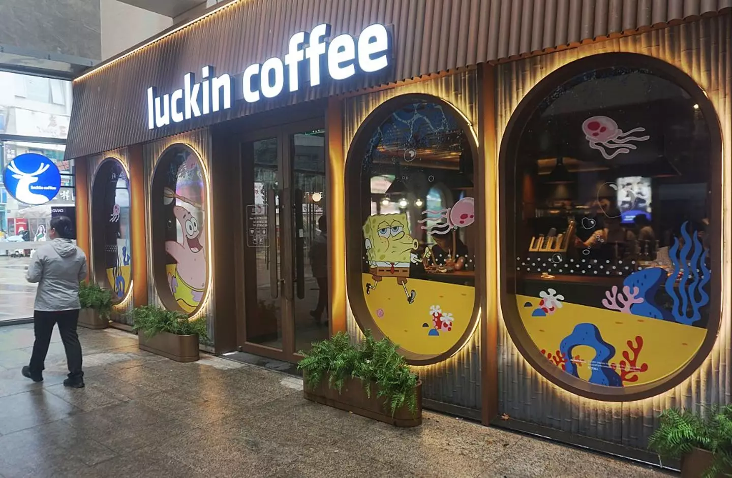Luckin Coffee has opened two stores in New York (CFOTO / Contributor/Getty Images)