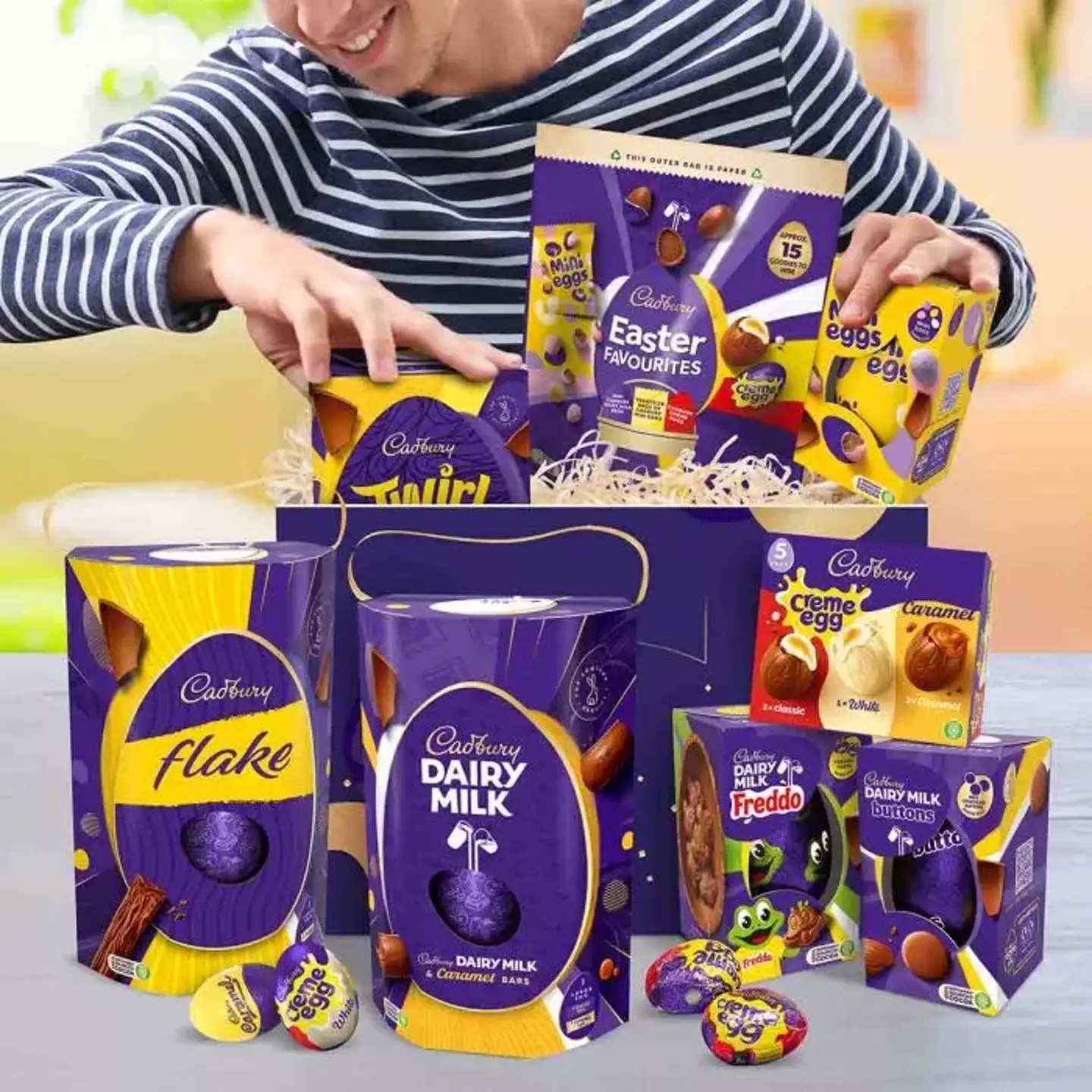One critic said it was 'too early' for Easter eggs to be in store (Cadbury)