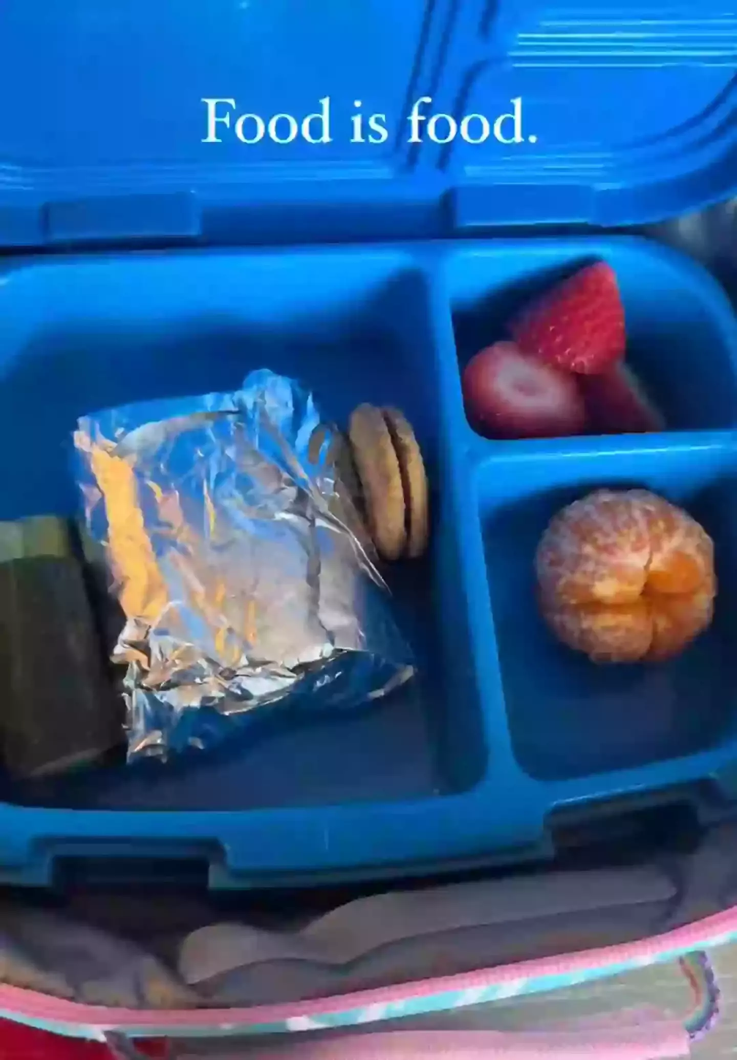 The teacher advised the child should eat healthier food before desserts, and mum wasn't pleased (