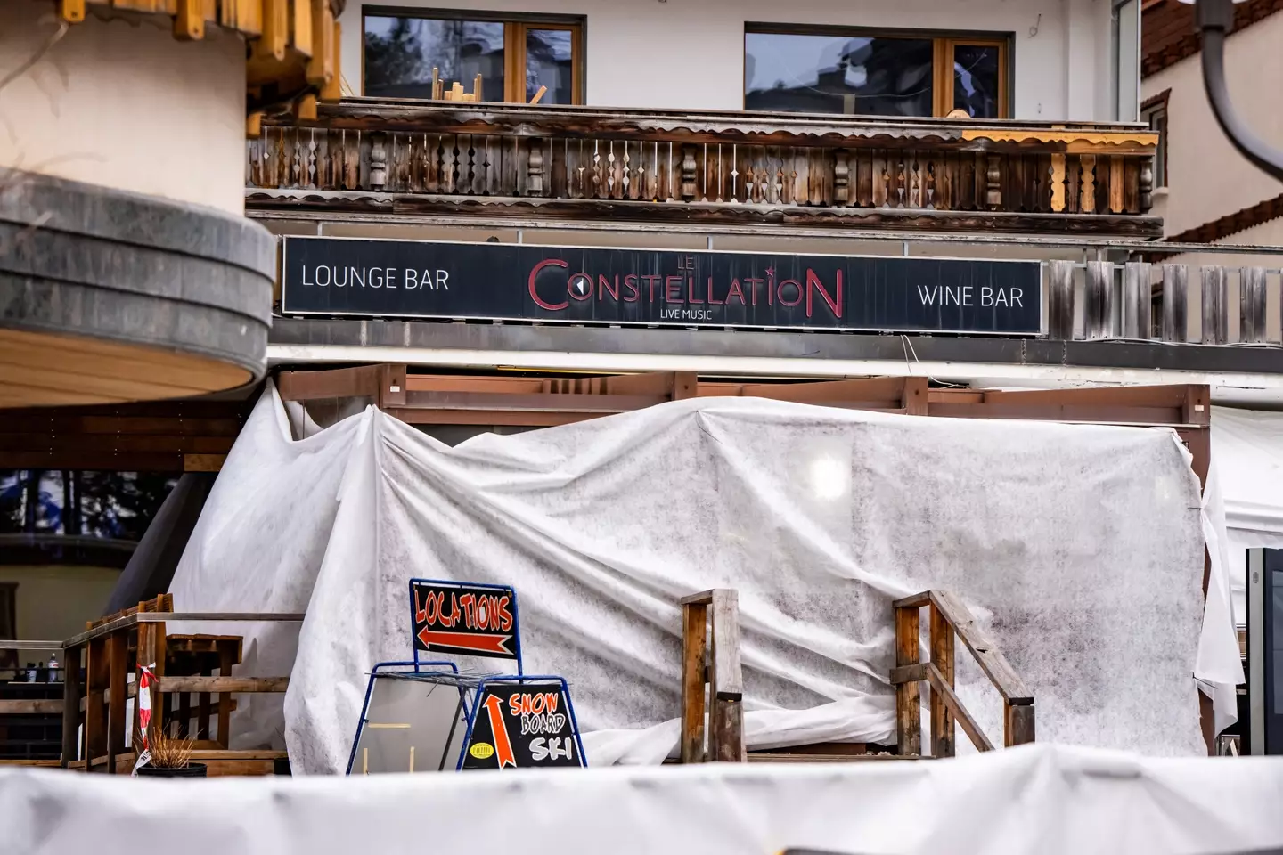 Le Constellation's owners have spoken out about the fire which killed 40 guests (MAXIME SCHMID / AFP via Getty Images)