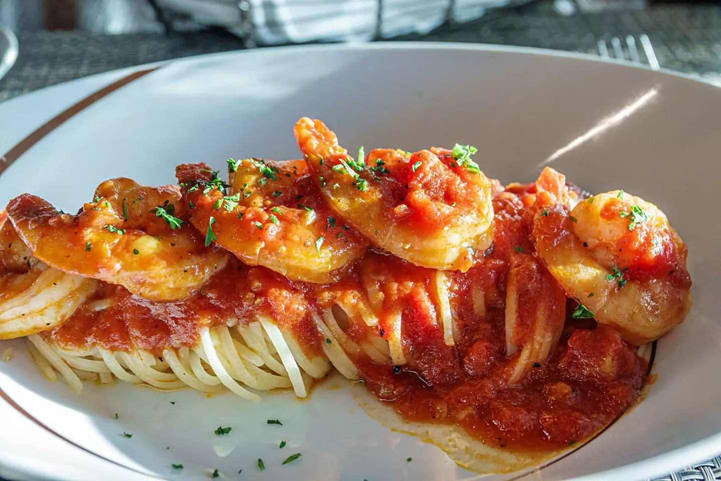 Cuisines from around the world are par for the course aboard a cruise ship (Jeff Greenberg / Contributor/Getty Images)