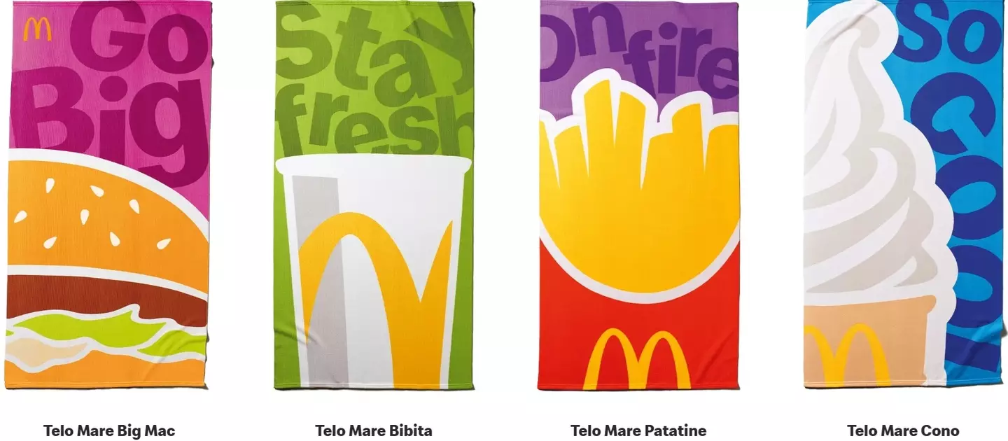 A great way to repel unwanted advances at the beach (McDonald's)