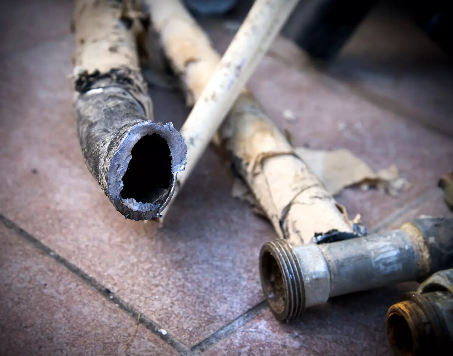 Lead piping was one commonplace in plumbing systems (Gina Pricope/Getty Images)
