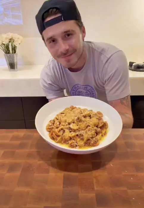 Brooklyn Beckham's latest recipe has caused controversy on social media (Instagram/@brooklynpeltzbeckham)