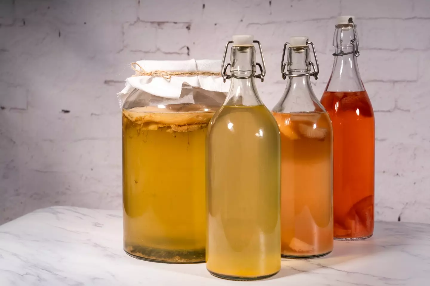 Kombucha contains probiotics and can be consumed as part of healthy diet (Getty Stock Image)