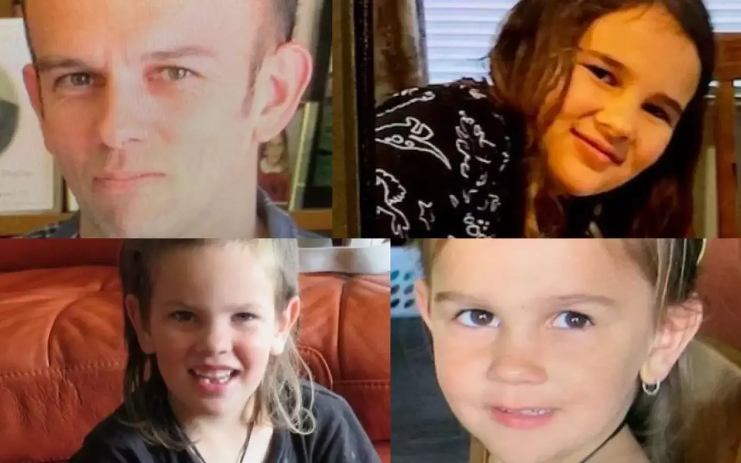 (Clockwise from top left) Tom Phillips, Jayda Phillips, Ember Phillips and Maverick Callam-Phillips (NZ Police)