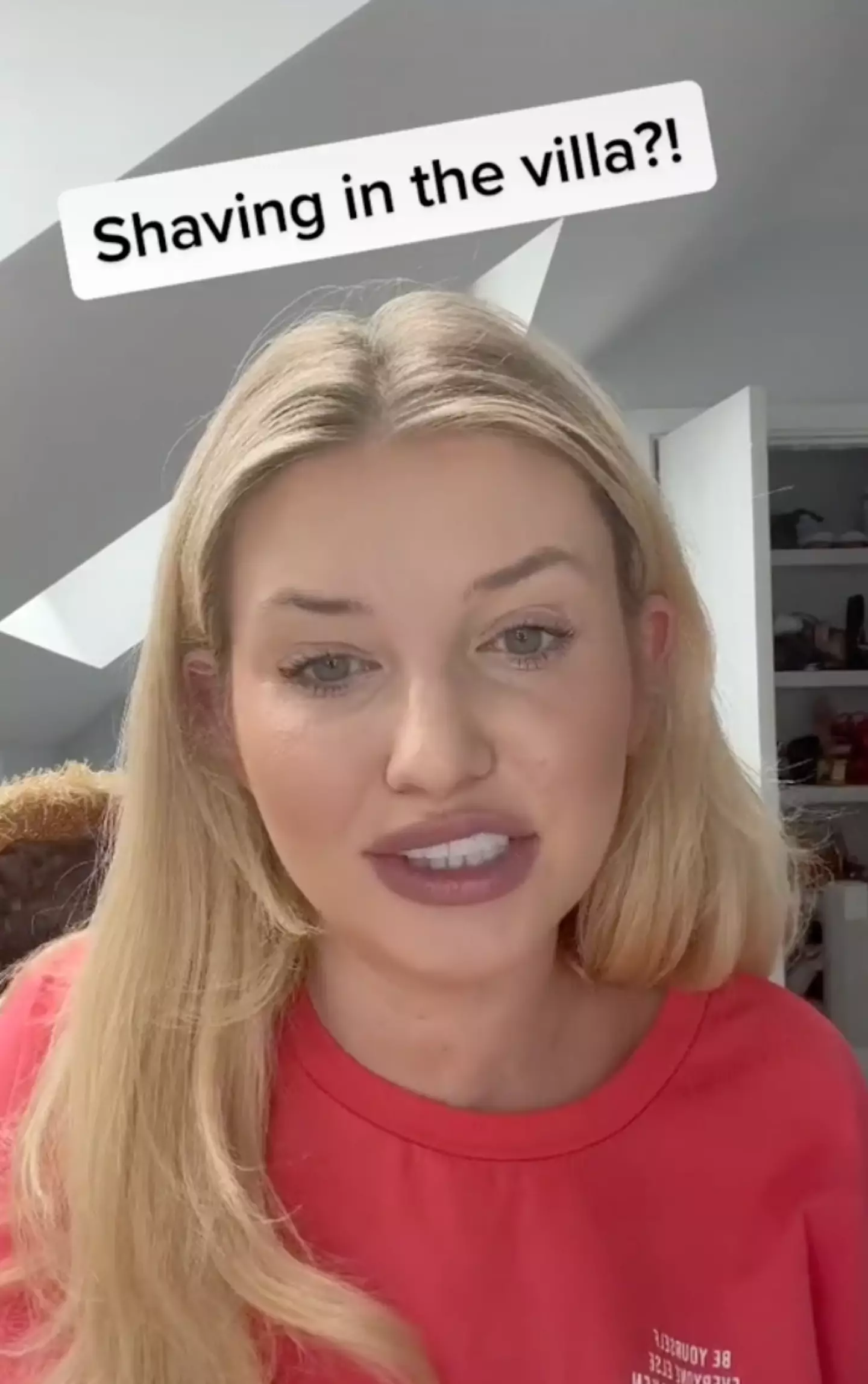 Amy Hart has revealed what happens when you need to shave in the villa.